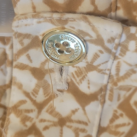 Michael Kors Cream, &Tan Designer Pant - Picture 7 of 9